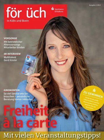 Ausgabe 2 / 2013 - Sparkasse KölnBonn