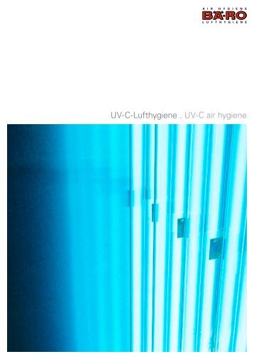 UV-C-Produktprogramm - Bäro GmbH & Co. KG