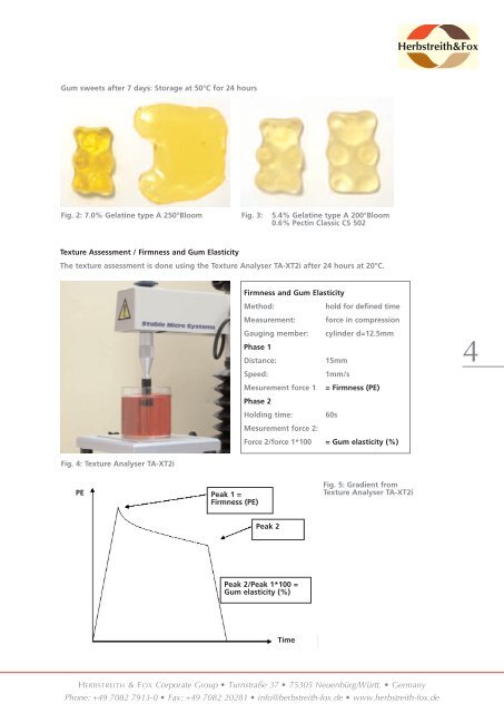 Use of H&F Pectins to Increase Temperature ... - Herbstreith & Fox