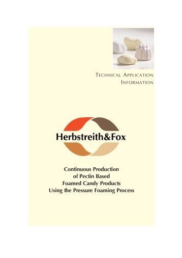 AWT Continuous Production Of Pectin - Herbstreith & Fox