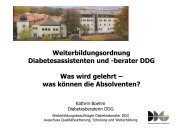 Weiterbildungsordnung Diabetesassistenten DDG und -berater ...