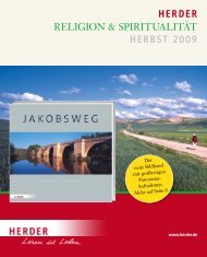 Verlag Herder â¢ Vorschau Religion & SpiritualitÃ¤t â¢ Herbst 2009