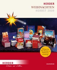 Verlag Herder â¢ Vorschau Weihnachten â¢ Herbst 2009