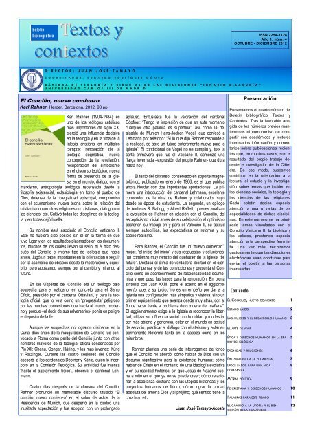 Textos y extos y contextos extos - E-Archivo - Universidad Carlos III ...