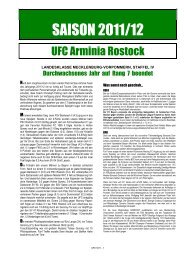 Saison 2011-2012 - UFC Arminia Rostock