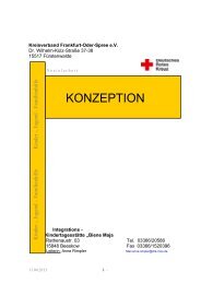 Konzeption als pdf-Datei - DRK Kreisverband Märkisch Oder Spree eV
