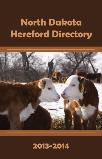 North Dakota Hereford Directory - Hereford America