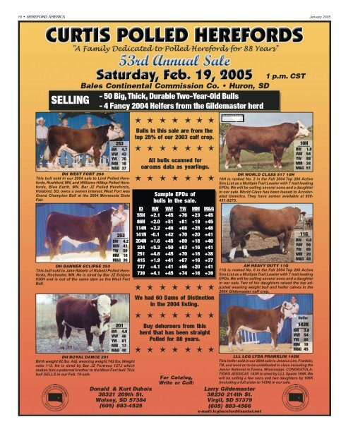 January 2005 Section A (pdf - 14702 kb)... - Hereford America