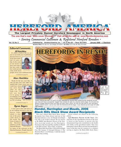 January 2006 Section A (pdf - 14087 kb)... - Hereford America