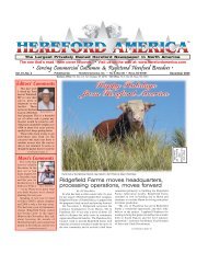 December 2005 Issue (pdf - 10849 kb)... - Hereford America