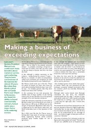 Making a business of exceeding expectations - Hereford Cattle Society