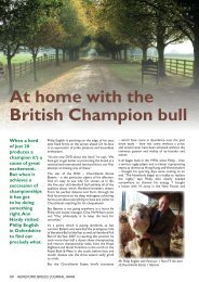 At home with the British Champion bull - Hereford Cattle Society