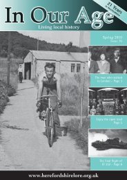 Issue 16: Spring 2010 - Herefordshire Lore