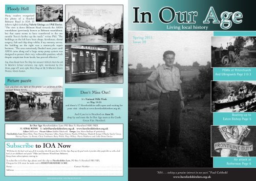 Subscribe to IOA Now - Herefordshire Lore