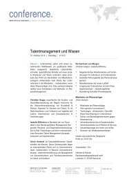 Talentmanagement - Herfurth & Partner