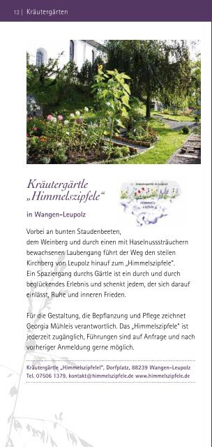 Kraftquelle Allgäu Kräuter - Landkreis Lindau