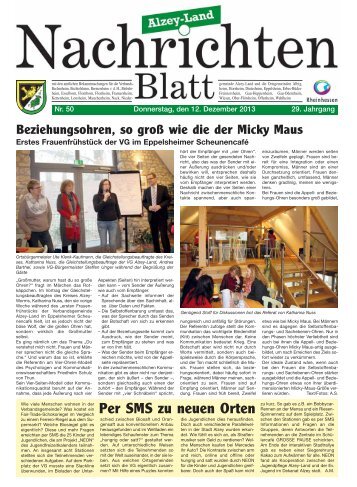 KW 2013-50 - Verbandsgemeinde Alzey-Land