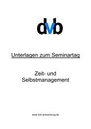 und Selbstmanagement - Bildungswerk Irsee