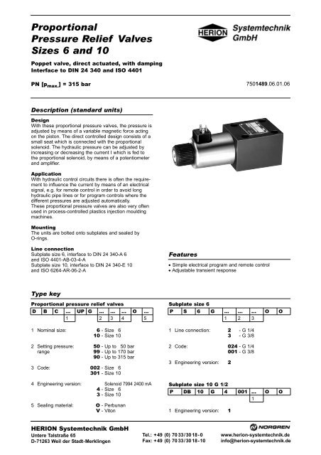herion safety valve free sample
