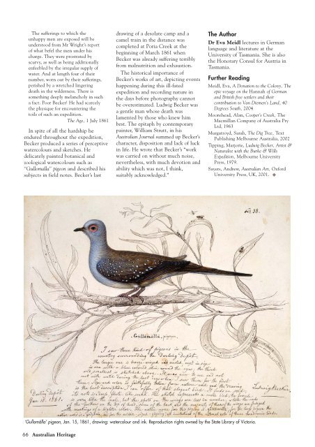 Heritage 0306_Ludwig Becker.pdf - Australian Heritage Magazine