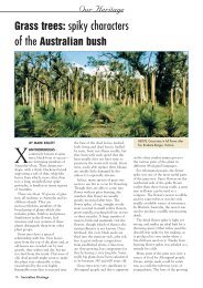 Heritage 0907_OH Grass Trees.pdf - Australian Heritage Magazine