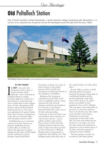 Heritage 0609_OH Poltalloch.pdf - Australian Heritage Magazine