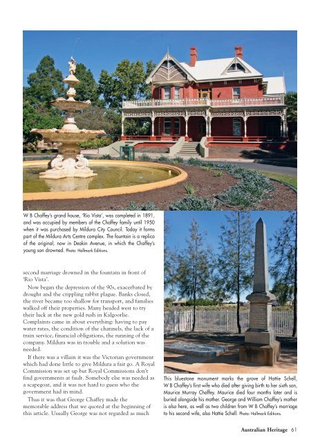 View full article - Australian Heritage Magazine