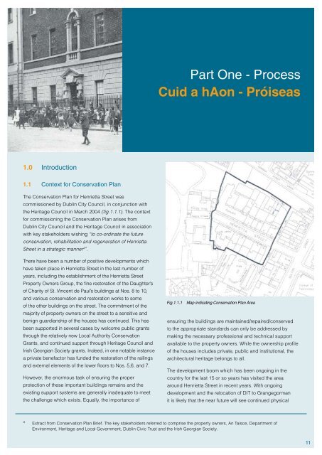 Henrietta Street Conservation Plan - The Heritage Council