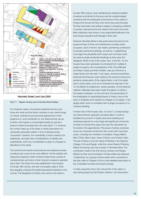 Henrietta Street Conservation Plan - The Heritage Council