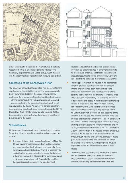 Henrietta Street Conservation Plan - The Heritage Council