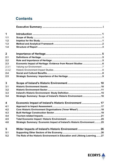 Economic Value of Ireland's Historic Environment - The Heritage ...