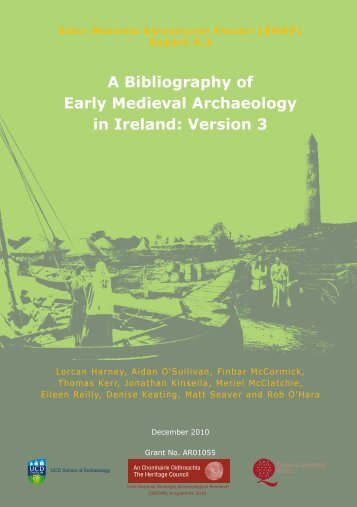 A Bibliography of Early Medieval Archaeology in Ireland: Version 3