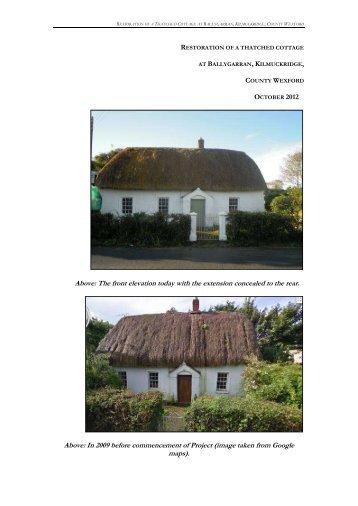 Restoration - The Heritage Council