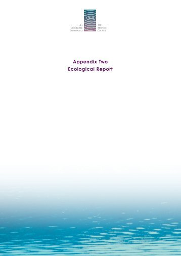 2002 Ecological Report [PDF 3.44KB] - The Heritage Council