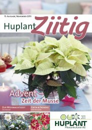 komplette Ausgabe - Huplant Pflanzenkulturen AG