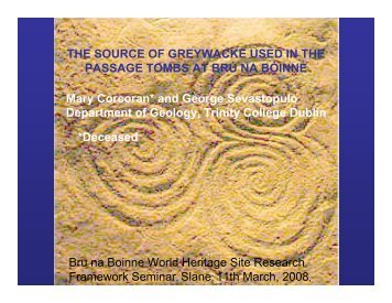 Download full presentation: The origin of the greywacke orthostats ...