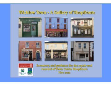 Download Wicklow Town â A Gallery of Shopfronts - The Heritage ...