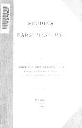 Hodivala:Studies in Parsi History (pdf) - Heritage Institute