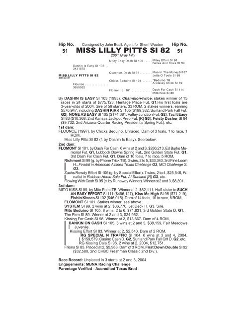 MISS LILLY PITTS SI 82 51 - Heritage Place