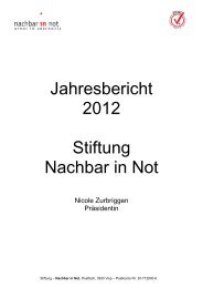 Jahresbericht 2012 Stiftung Nachbar in Not - Radio Rottu Oberwallis