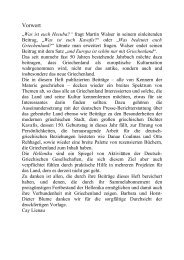 Vorwort - Vereinigung der Deutsch-Griechischen Gesellschaften eV