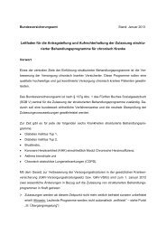 Leitfaden für die Antragstellung von DMP - Bundesversicherungsamt