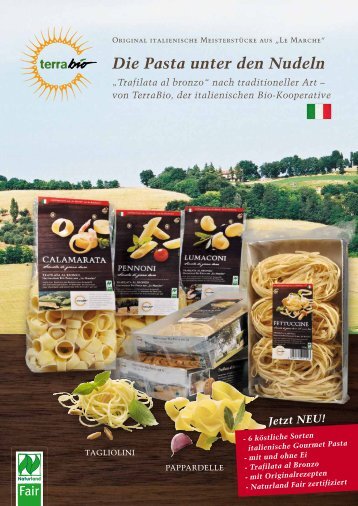 erste fair zertifizierte Bio-Pasta Italiens - Dritte Welt Laden Erlangen