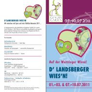 GARTEN 07.–10.07.2011 - Stadt Landsberg am Lech