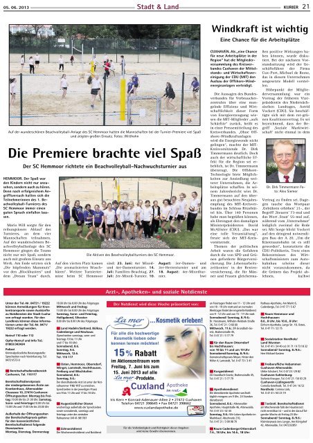 Cuxhaven Kurier - CNV-Kuriere