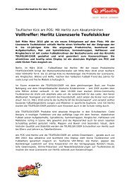 Volltreffer: Herlitz Lizenzserie Teufelskicker - Herlitz PBS AG