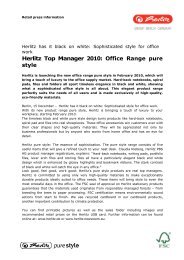 Herlitz Top Manager 2010: Office Range pure style - Herlitz PBS AG