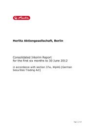 Consolidated Interim Report for the first six months ... - Herlitz PBS AG