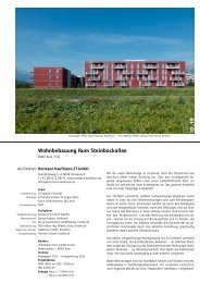 Projektdatenblatt [PDF] - Architekten Hermann Kaufmann ZT GmbH