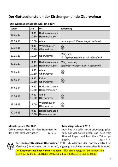 Gemeindebrief - Hermershausen